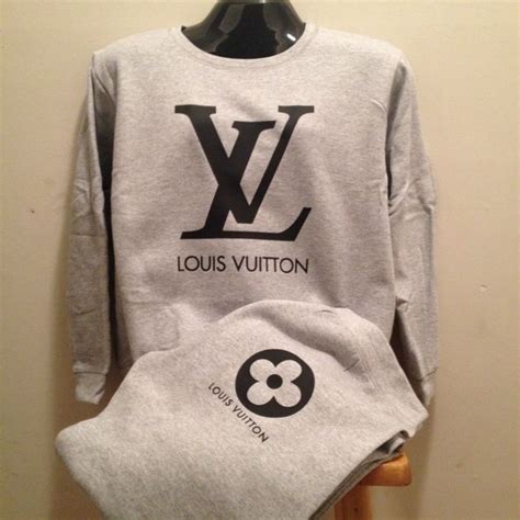 louis vuitton inspired sweater|louis vuitton sweatsuit.